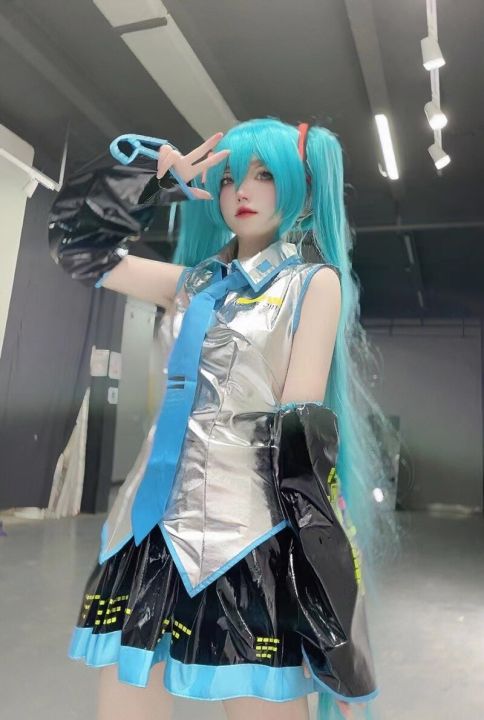 anime-vocaloid-cosplay-beginner-future-miku-female-outfits-costume-japan-midi-dress-halloween-party-male-cos-wig-fullset-clothes