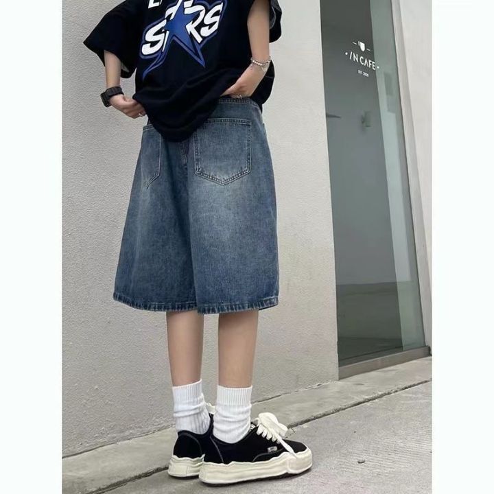 y2k-summer-women-vintage-streetwear-korean-denim-shorts-high-waist-knee-length-wide-leg-baggy-cargo-short-pants-harajuku-clothes