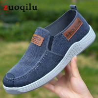 Men casual shoes canvas for denim loafers outdoor canvas shoes walking shoes driving sneakers mens slip on loafers masculino