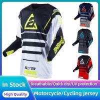 ☬☋❈ Women Men Long Sleeve Motocross Cycling Jersey ANSR Answer Elite Force Downhill MTB Motorcycle Shirt Cycling Top Outfit Apparel