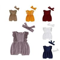 【hot sale】 ▲■ C10 Newborn Infant Baby Girl Bodysuit Clothing Summer Fashion Toddler Baby Girl Romper Jumpsuit Lace Sleeve Cute Baby Outfit