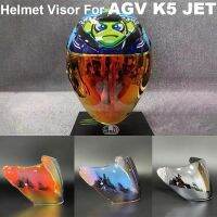 K5 Half Helmets Visor เลนส์รถจักรยานยนต์34หมวกกันน็อคเปิดเลนส์ Fit สำหรับ Casco AGV K5 JET Capacete De Moto อุปกรณ์เสริมกระจก