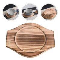 Bibimbap Soup Bowl Korean Stew Stone Dolsot Dish Japanese Decor Wood Trivet Coasters Drinks Sizzling Hot Pot Natural