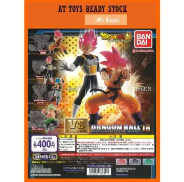 Kit 2 Bonecos Goku - Vegeta Super Saiyan + Broly Super Sayaj