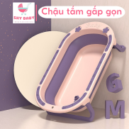 Chậu tắm cho bé - Thau tắm gấp gọn cho em bé , trẻ sơ sinh - bồn tắm cho bé