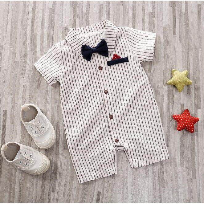 baby-romper-gentlemen-newborn-jumpsuit-summer-baju-bayi-rompers-clothes-short-sleeve-clothing-boys-bodysuit