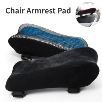 1Pc Memory Foam Cooling gel Chair Armrest Pads Arm Rest Riser Pillow for  Office Gaming Chairs Elbows Pressure Relief