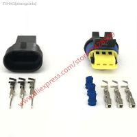 ☜ 1 Set 3 Pin Female Male Waterproof Electrical Automotive Connector 15336029