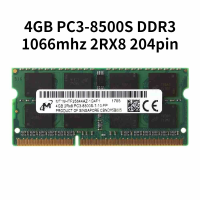 4GB PC3-8500S DDR3 1066mhz 2RX8 204pin 1.5V SO-DIMM Laptop Memory For Micron