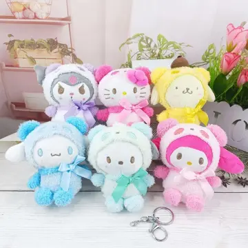 hello kitty plush keychain