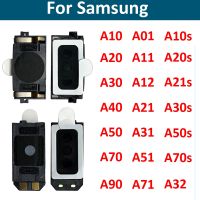 2ชิ้นหูฟังลำโพงหูเครื่องรับสัญญาณเสียงสายเคเบิลยืดหยุ่นสำหรับ Samsung A10 A20 A30 A50 A70 A10s A20s A30s A50s A21s A01 A31 A51 A71 A32