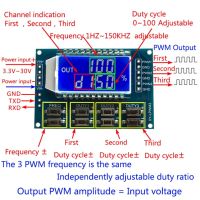 เครื่องกําเนิดสัญญาณ PWM วงจรการทำงานความถี่พัลส์ Parts010. วงจรไฟฟ้าจอแสดงผล LCD โมดูลแบบปรับได้