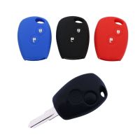 KLL Silicone Car Key Cover Case 2 Buttons for Renault Clio Scenic Megane Duster Sandero Captur Twingo Modus Car Remote Key