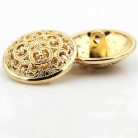 10Pcs/Lot Round Vintage Metal Flower Pattern Buttons For Clothing Sewing Knitting Supplies DIY Decorative Garment Coat Buttons