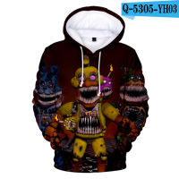 2021 3 to 14 five nights FNAF clothing boys and girls hoodies long sleeve cartoon sweater children clothes