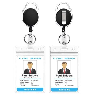 【CC】☸▲✎  1Pcs Wire Rope Keychain Badge Reel Retractable Recoil Anti Lost Yoyo Ski Pass ID Card Holder Keyring Cord