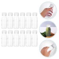 Bottles Bottlejuicemilk Clear Water Drink Empty Lids Caps Smoothie Beverage Reusable Mini Drinking Containers Juicing Jars Jug