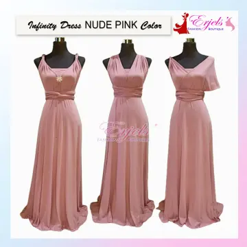 Shop Infinity Dress Women Nude Pink with great discounts and prices online  - Jan 2024