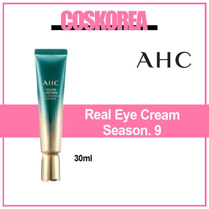 AHC Youth Lasting Real Eye Cream Season. 9 Latest Version 12ml 30ml