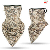 Jay camouflage Face GUARD ผ้าไหม earloop Balaclava ผ้าพันคอคอ Headwear Bandana