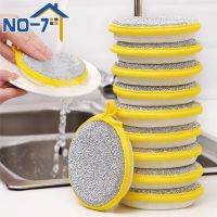 Dishwashing Sponge Reusable Washable Sponges Side To Dishes Useful Things for Tools