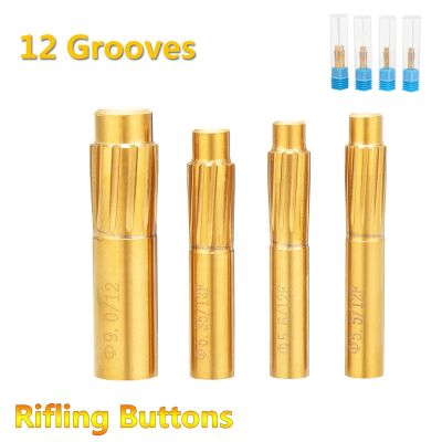 Rifling Button 5.5mm 5.6mm 6.35mm 9.0mm 12 Flutes Hard Alloy Chamber Helical Machine Reamer Break Durable Tool Accessories