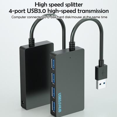 4-port HUB3.0 Ultra-thin 4-port 3.0 Splitter 2.0 Hub Docking Expander Hub Computer USB Station Z6B8