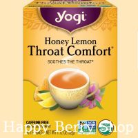 ชา YOGI ORGANIC HERBAL TEA ?⭐Honey Lemon Throat Comfort⭐? ชาโยคี ชาสมุนไพรออแกนิค ชาเพื่อสุขภาพ จากอเมริกา?? 1 กล่องมี 16 ซอง