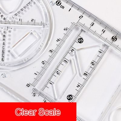 ：“{》 New Rotary Multi-Ftion Mathematics Ftion Ruler Geometric Drawing Ruler Protractor Learning Measuring Tool