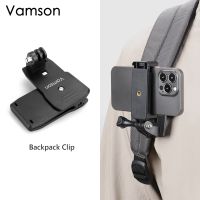 Vamson for iPhone 13 Xiaomi Samsung Huawei 360-Degree Rotation Adjustable Backpack Clip Mount for Gopro Hero 10 9 8 Accessories Furniture Protectors R