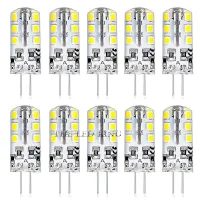 【♘COD Free Cas♘】 gaqiugua6 10ชิ้น/ล็อต5 W G4โคมไฟ Led Dc12v Smd 2835สีขาว/แสงสีขาวอบอุ่นมุม360องศา