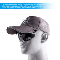 Polarized Fishing UV400 Glasses Visors Sport Clips Cap Clip On Sunglasses Night Vision For Fishing Cycling Biking Hiking Eyewear