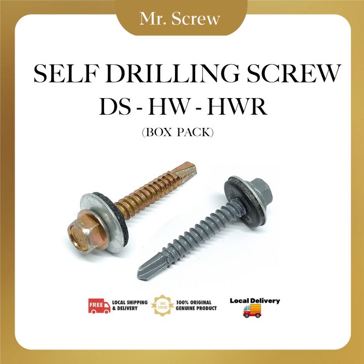 Mr Screw Self Drilling Screw Skru Besi Ds Hw Hexagon Head With Bonded