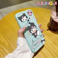 Jjlingji เคสสำหรับ Vivo S5 S6การ์ตูนตลก Kuromi นุ่มเคสมือถือด้านข้างบางลายเคสขอบสี่เหลี่ยมซิลิโคนเคสนิ่มเคสป้องกันการกระแทก