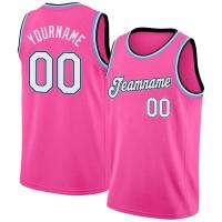 Custom Round Neck Basketball Jersey Full Sublimation Team NameNumber Breathable Training Athletic Shirts for MaleLadyKids