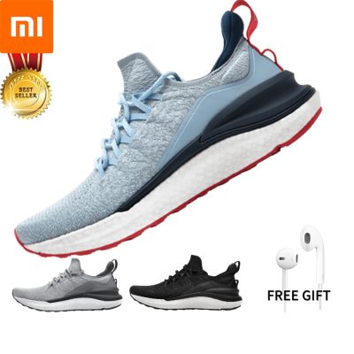 TOP☆【หูฟังฟรี】Xiaomi Mijia sneakers 4 รองเท้าผู้ชาย รองเท้ากีฬา รองเท้าวิ่ง รองเท้าลำลอง รองเท้าผู้ชาย รองเท้าเทคโนโลยีไซส์ 39-44