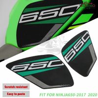 ☋㍿ Fit for KAWASAKI 2017 - 2021 Ninja 650 Z650 EX650 Side Tank Pad Protector Stickers Gas Knee Grip Traction Decal NINJA650 18 19