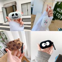 For OPPO Enco W11 Case Cartoon Cookie Bear Hole Silicone Protective Cover for Oppo W31 Lite Buds Wireless Bluetooth Earbuds Case Wireless Earbud Cases