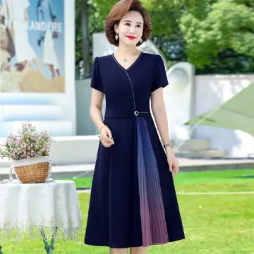 Váy Mẹ Mùa Hè Mới 2020 Cho Phụ Nữ Trung Niên Phong Cách Phương Tây Trung  Niên TRUNG NIÊN Váy Voan Dài 40 Tuổi 50 Tuổi | Lazada.vn