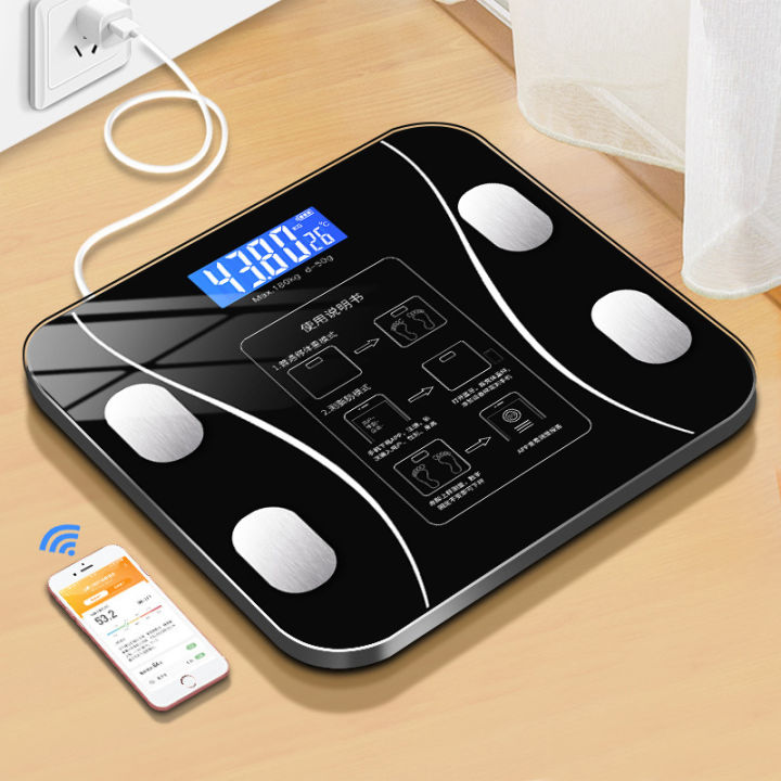 Digital Body Fat Scale BMI Weight Scales Bluetooth Body Fat Measurement ...