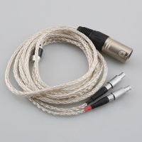 XLR Balanced 16 Core OCC Silver Plated Headphone Cable For Sennheiser HD800 HD800s HD820s HD820 Enigma Acoustics Dharma D1000