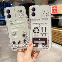 Phone Case เคส VIVO Y17s เคสการ์ตูนน่ารัก VIVOY17s ซิลิโคนกันกระแทกฝาปิดมีที่ใส่บัตรด้านหลังนิ่มโปร่งใส2023