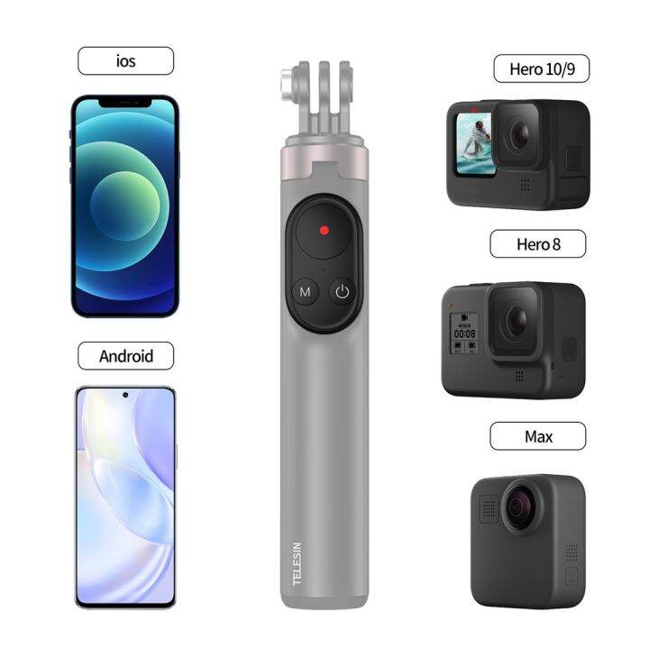 pro-โปรแน่น-esin-gopro-hero8-9-10-max-selfie-stick-with-remote-control-ไม้เซลฟี่โกโปร-รีโมท-ฮีโร่8-9-10-ใช้ได้กับมือถือทุกรุ่น-รีโมท-ไม้-กระดก-จู-น-รีโมท-รั้ว-รีโมท-รีโมท-บ้าน-จู-น-รีโมท