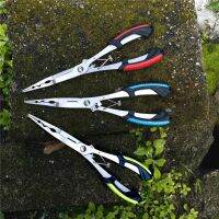 【LZ】♛◕  Fish Pliers Ergonomics Anti-slip High-strength Multifunctional Cut Fishing Line Fishing Tied Hooks Pliers Angling Equipment