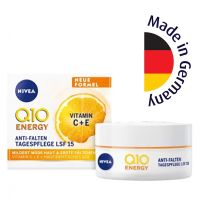 Spot German NIVEA Energy Nivea Q10 Vitamin C E Antioxidant Day Cream 50ml Sunscreen