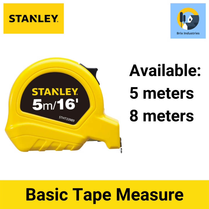 Stanley Basic Tape Measure 5 Meters or 8 Meters STHT33989 STHT33994