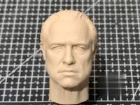 16 Scale Marlon ndo Head Sculpt สำหรับ12นิ้ว Action Figure ตุ๊กตา Unpainted Head Sculpt No.005