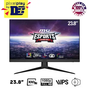MSI G2412 Esports Gaming Monitor 23.8 Inch Full HD (1920x1080) IPS Panel  170Hz Refresh Rate 1ms Wide Color Gamut, AMD FreeSync Premium, Anti Glare