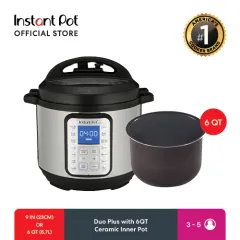 Instant Pot Duo Gourmet 9-in-1, 5.7L Multi Pressure Cooker(Dented)