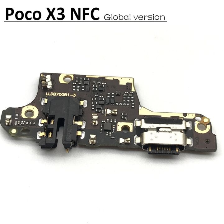 แท่นชาร์จขั้วต่อ-micro-usb-10ชิ้น-ล็อตแผงสำหรับชาร์จสายเคเบิลยืดหยุ่นบอร์ดไมโครโฟนสำหรับ-xiaomi-poco-x3ทุกรุ่น-nfc